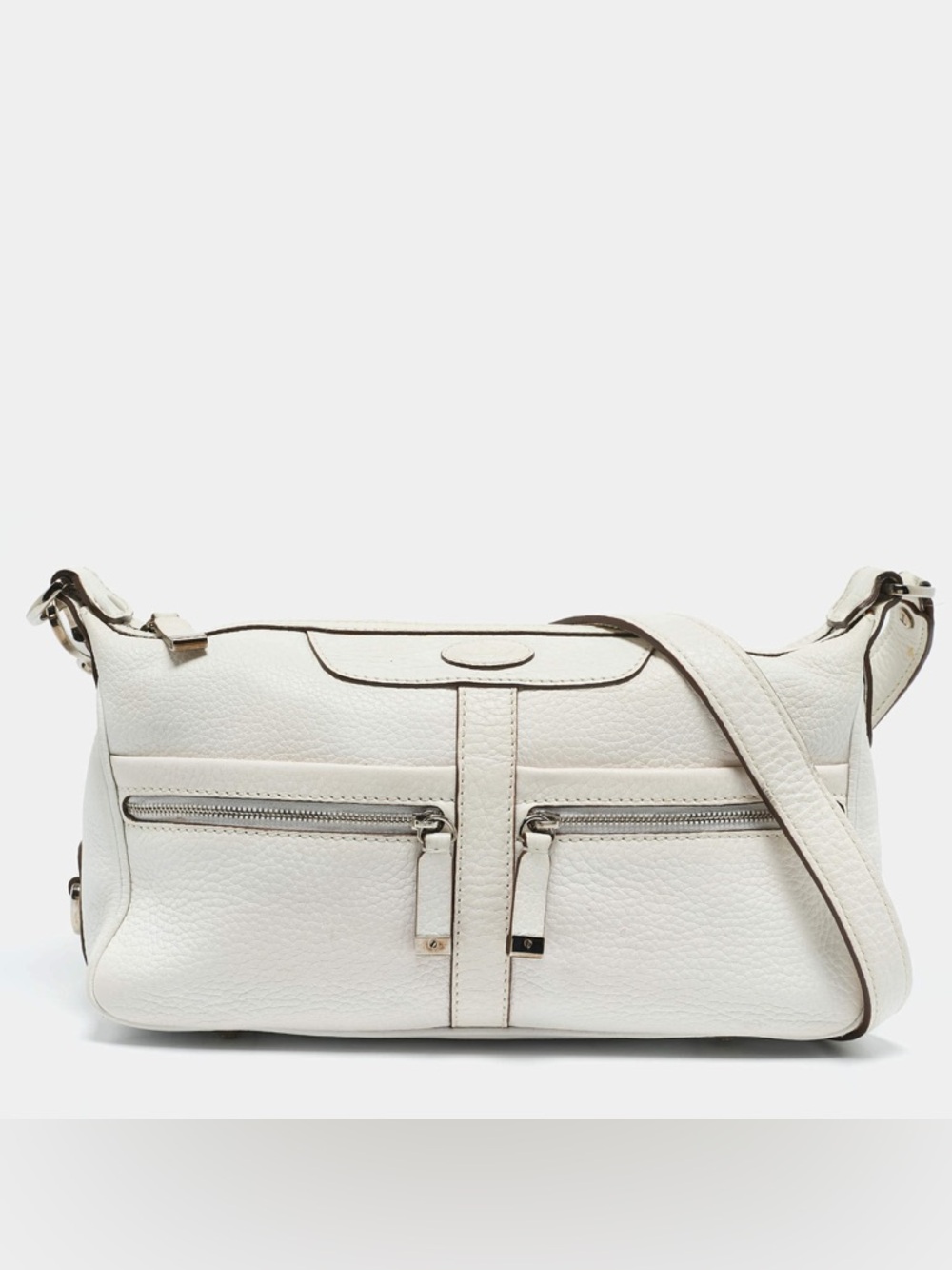 TOD’S Miky Small Nomad Media Ltr Zipper Hobo Bag ITALY RARE EUC
